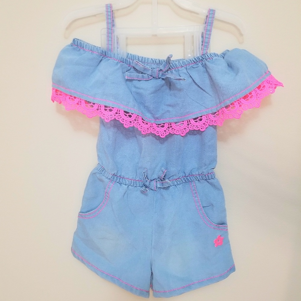 Summer off shoulder romper